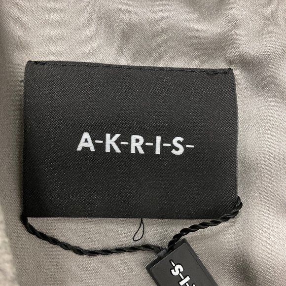 AKRIS GRAVEL GREY SLEEVELESS WOOL SHEATH DRESS - Picture 4 of 5